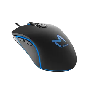 Laikun — souris de jeu optique filaire/Programmable, USB, 7200 DPI, rvb, accessoire pour gamer