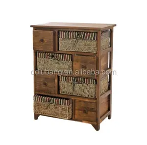 TALL ANTIQUE GIỎ WICKER NGĂN KÉO NGỰC