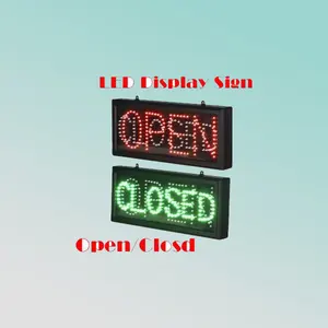 CE high brightness 41X17.3cm electronic led open closed sign panel for shop,restaurant