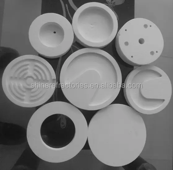 Vacuum formed various ceramic fiber shaped parts