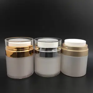 manufacture durable plastic cosmetic serum jar packaging for personal care lotion foundation