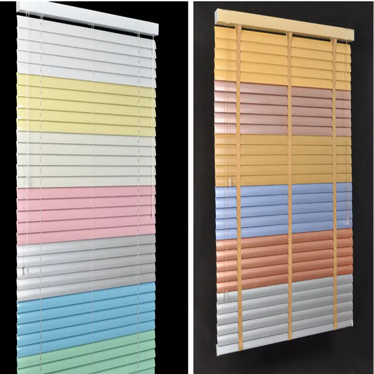 Factory direkt verkauf Wholesale Venetian Blinds Colors Wooden Venetian hohe qualität aluminium Window Blinds