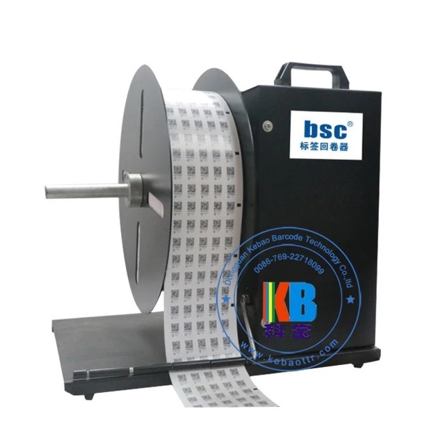 A6 Barcode Printer Sticker Label Rewinder Machine Printer Label Rewinder for Continue Label