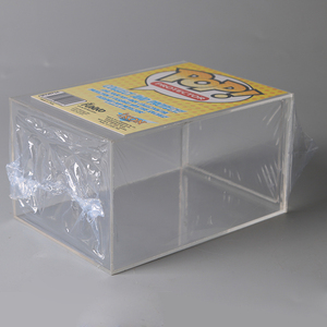 Pop Custom Made Acrylic Clear Box Protector Collector Display Show Case