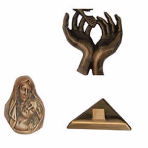 BD001 Bia Mộ Trang Trí Nghĩa Trang Bằng Đồng Trang Trí <span class=keywords><strong>Cross</strong></span> Crucifix - Product Image 5