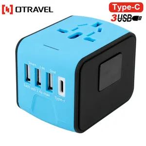 Hot easily use cheap travel adapter all in one universal international adaptor 750W power worldwide adapters