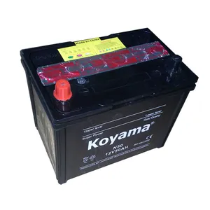 Batteria per auto carica a secco N50 12 v50ah JIS auto batteria per auto prezzo