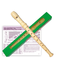 Hot Sale German Style 8 Hole Wooden Flute Recorder Class Music Instruments