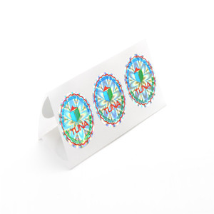 <span class=keywords><strong>3D</strong></span> lazer yuvarlak etiket Hologram yazıcı ile kendinden yapışkanlı etiket - Product Image 5