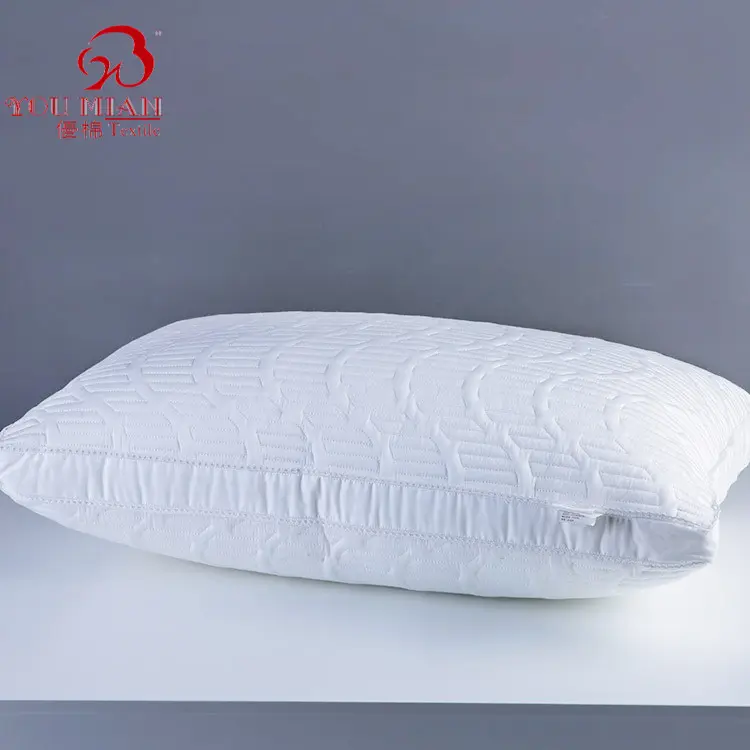 Çin toptan ucuz kapitone özel beyaz düz organik pamuk yastık