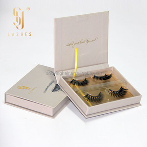 Scatola per ciglia finte con etichetta privata di ciglia di visone 3d personalizzate - Product Image 3