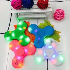 Hot Led Chuyển Đổi Ánh Sáng Mini Bluetooth Loa Nhạc Thần Tài Spinner Edc Tay Spinner Cho Tự Kỷ Và Trẻ Em/người lớn