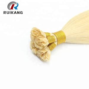 <span class=keywords><strong>Enredos</strong></span> pre-consolidado punta plana extensiones de cabello humano - Product Image 5