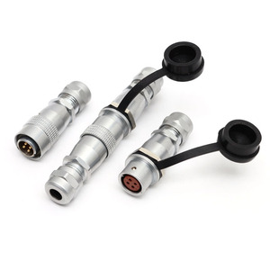 Nga mil nối không thấm nước IP68 IP67 Thông tư ô tô cáp điện M12 <span class=keywords><strong>4</strong></span> <span class=keywords><strong>pin</strong></span> nối - Product Image 1