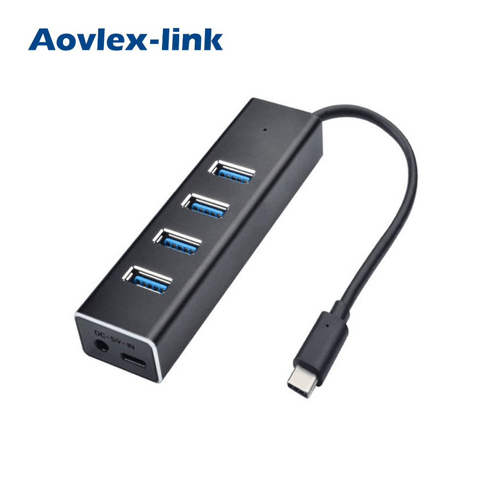 4 порта USB зарядное устройство, USB 3,0 док-станция USB C док-станция USB зарядная станция Macbook Pro док-станция устройство с разными портами типа C USB Hub 3,0