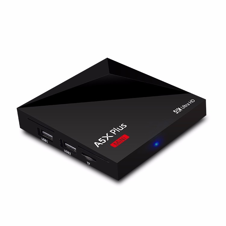 Android 7.1 RK3328 A5X Plus mini PC quad core 1G/8G 4 K 3D 17.1 HD Inteligente Caja de la Tv