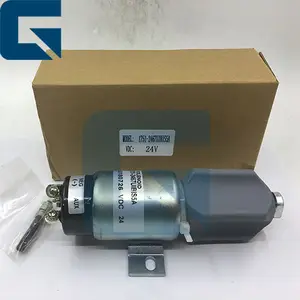 Excavator หยุด Solenoid สำหรับ S6K E200B E320 HD700-5/7 6D31 6D14 12V 24V , 1751-2467UIBIS5A