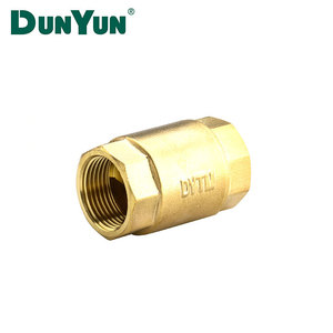 Zhejiang Fabrikası ISO9001 Sertifikalı Manuel Su Sıcaklığına Dayanıklı 1/2~1 İnç Pirinç Özlü Geri Tepmeli Dikey Ters Akış Önleyici Vana - Product Image 5