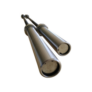 Esportes Profissionais Fosfatação Unisex Barbells IWF Padrão 15kg Mulher 20kg Homem Competição Barbell Prata Black Steel - Product Image 6
