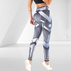 Pantalon imprimé panthère noir pour femmes, vêtement classique de Yoga, plaqué or, - Product Image 3