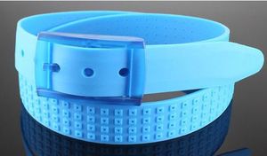 Men's Fashion Color <strong>Cool</strong> Rubber Golf Silicone <strong>Belt</strong> - Product Image 2
