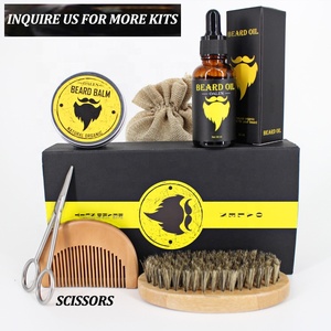 OALEN <span class=keywords><strong>Kit</strong></span> de soin de la <span class=keywords><strong>barbe</strong></span> pour homme, 5 articles naturels, avec peigne et <span class=keywords><strong>brosse</strong></span>, pour la croissance et le façonnage de la <span class=keywords><strong>barbe</strong></span> - Product Image 6