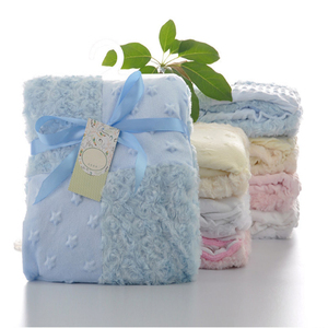 <span class=keywords><strong>Couverture</strong></span> double couche pour bébé <span class=keywords><strong>Couverture</strong></span> de sécurité pour bébé en vison - Product Image 2