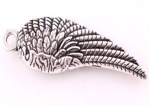 P500249 Vintage Jewelry Vintage Design <strong>Angel</strong> Wing Pendant Christmas Gift <strong>Charms</strong> - Product Image 4