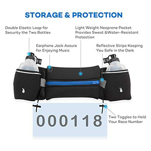 Cinturón de hidratación para correr Riñonera resistente al agua para senderismo correr ciclismo - Product Image 3