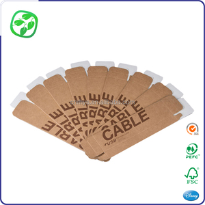 Trung Quốc Nhà Cung Cấp Tùy Chỉnh Kraft Giấy Điện Thoại Di Động Dữ Liệu Cáp Hộp Đóng Gói, USB Bao Bì Hộp Giấy - Product Image 3