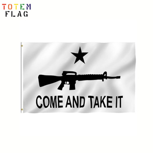 <span class=keywords><strong>Drapeau</strong></span> en polyester 3x5ft double face écologique style volant Texas Revolution Come and Take It avec œillets en laiton - Product Image 3