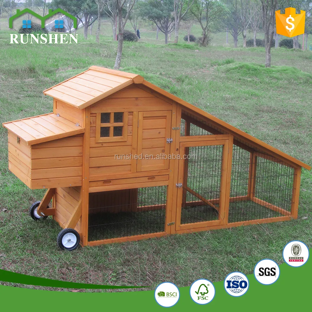 Дизайн, Лидер продаж, большой деревянный домик для домашних животных, куриный домик с колесами