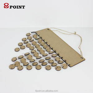Legno FAI DA TE Compleanno Promemoria Bordo appeso Targa Iscriviti Famiglia e Gli Amici Calendario - Product Image 5