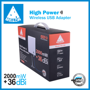 adaptador de red tarjeta WLAN adaptador usb wifi antena exterior Melón N9 - Product Image 5
