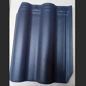 Waterproof black clay roof tile light weight,fireproof color roof tile prices,interlocking composite tile roof sheet