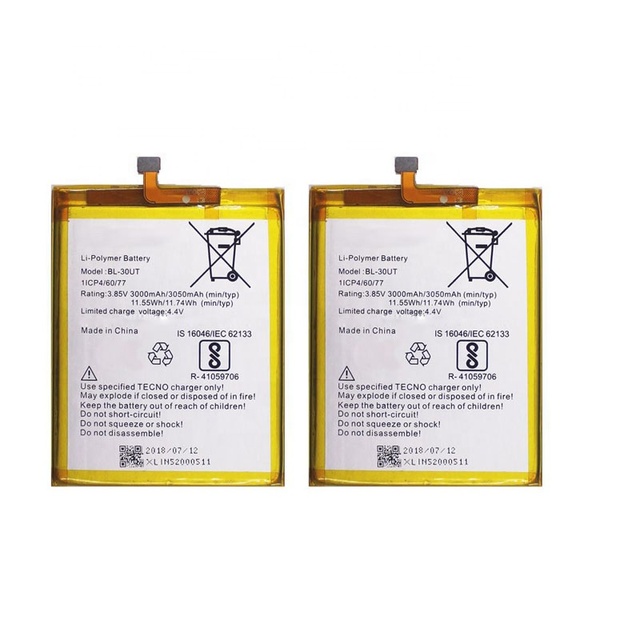 For TECNO BL-30UT CA6 Mobile Phone Battery 3050mah