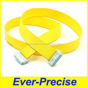 Amarillo <span class=keywords><strong>al</strong></span> por mayor de cable 2561 16 P 28AWG IDC amarillo del mazo de cables - Product Image 2