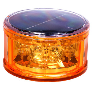 Luz de advertencia de tráfico LED giratoria magnética con energía Solar, baliza de ambulancia, pernos de carretera de acero, barricadas para gestión de tráfico - Product Image 2