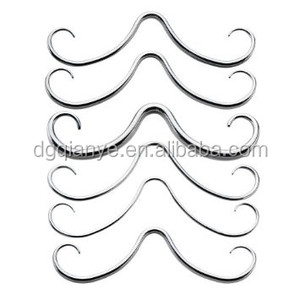 Piercing de Bigote y Septum de Acero Inoxidable con Diseño Enrollado - Product Image 5