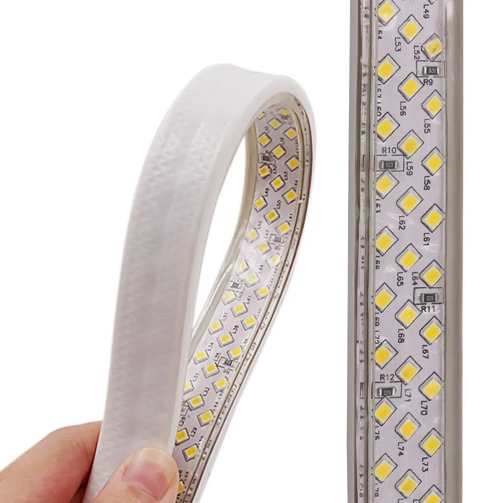 Waterproof IP67 AC220V SMD2835 2700K 180Leds Per Meter Led Flexible Strip Light