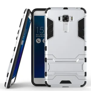 Oem Logo tpu pc kickstand cell phone back cover case for Asus Zenfone 3 Laser ZC551KL