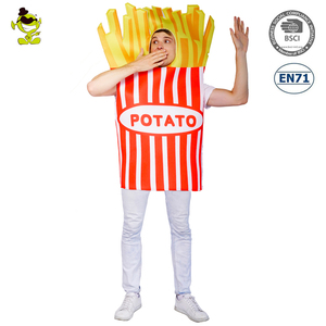 Disfraces de patatas fritas para adultos, <span class=keywords><strong>disfraz</strong></span> divertido unisex - Product Image 1