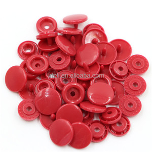 Nhựa đầy màu sắc nhựa Snap Nút T3/T5/T8 Báo Chí Stud poppers Shank phong cách trang trí hạt màu trắng ốc vít mạ - Product Image 2