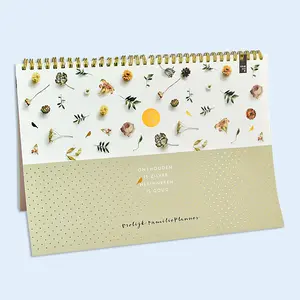 2024 best selling Custom Tear Off Paper Printing Daily Monthly Planner Desk Wall Spiral Calendar