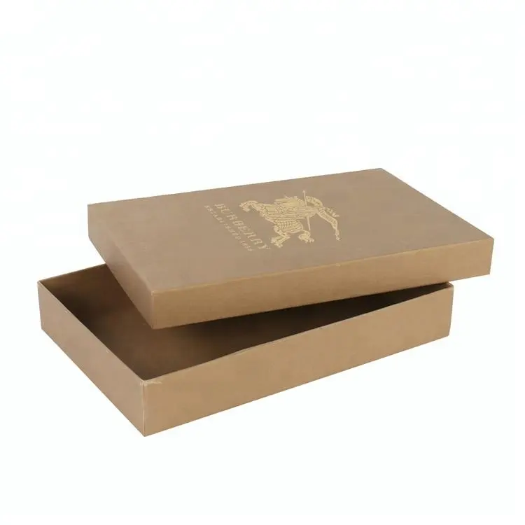 Gift Box Design Simple Carton Brown Gift A4 Paper Boxes