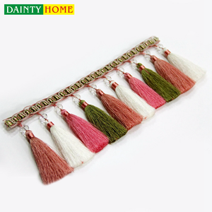 Alibaba Meilleures Ventes Coloré Garniture Fringe Pour Rideau Fringe Pour Rideaux Garniture Gland <span class=keywords><strong>THome</strong></span> Textile En Chine - Product Image 4