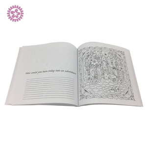 Livre de coloriage pour enfants sur le thème des <span class=keywords><strong>fleurs</strong></span>, avec reliure parfaite, carton kraft et service d'impression offset – Fournisseur chinois - Product Image 4