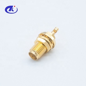 Chất lượng tốt RF kết nối đồng trục <span class=keywords><strong>SMA</strong></span> nữ vách ngăn gắn kết nối cho cáp 1.13 - Product Image 4