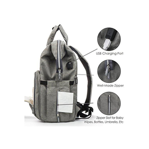Voyage Sac À Langer Sac À Dos USB <span class=keywords><strong>Port</strong></span> de Charge Sac À Langer Mère Bébé Sac À Langer - Product Image 2