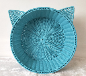 <span class=keywords><strong>Panier</strong></span> de rangement en rotin PP fait à la main, <span class=keywords><strong>panier</strong></span> en rotin en forme d'animal pour maison de <span class=keywords><strong>chien</strong></span> - Product Image 2
